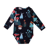 Long-sleeved bodysuit made of cotton (organic)